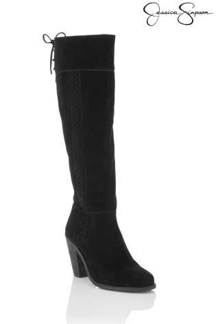 Jessica Simpson Leather Heeled Boots